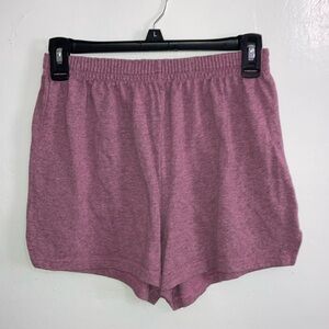 Pink heather soffe shorts size medium EUC